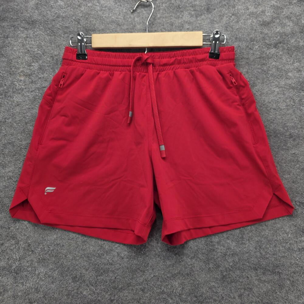 Fabletics Shorts Womens XS Red 4.5 In Athletic Pockets Elastic Waist Stretch